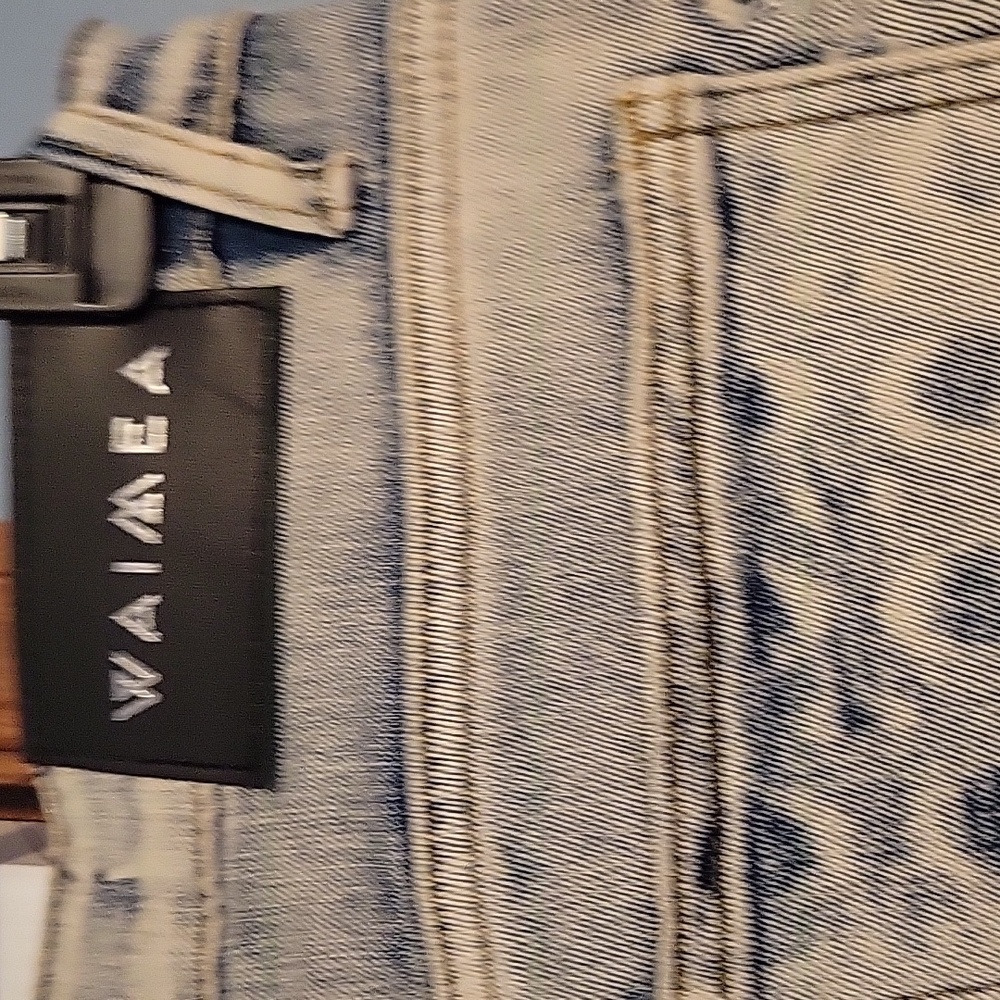 Wainea Men's Distressed Stacked fit Bootcut JeansSize 32x36 - Picture 7 of 7